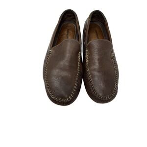Johnston & Murphy Flex Driving Moc Loafers Brown Leather 25-0940 Men's 10.5 M
